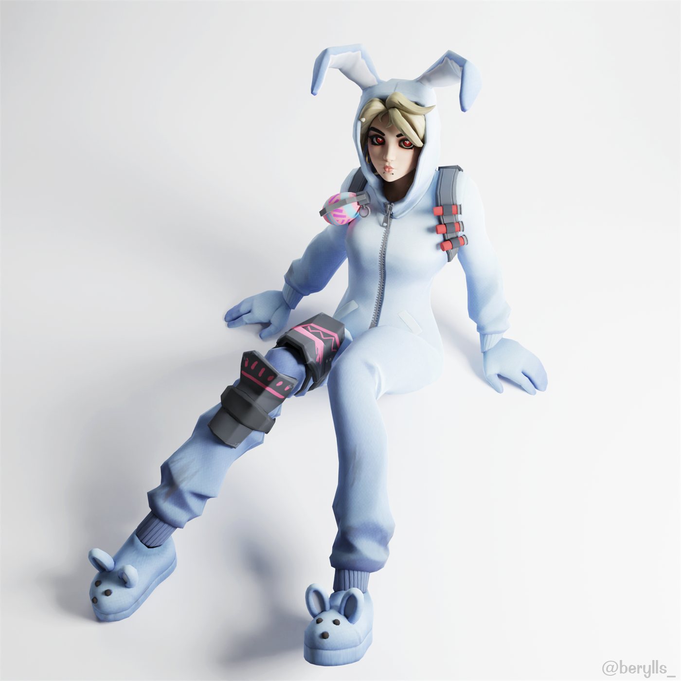 Beryl — bunny suit render